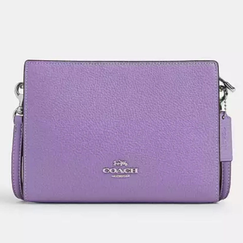 Authentic Purple Coach Crossbody Bag